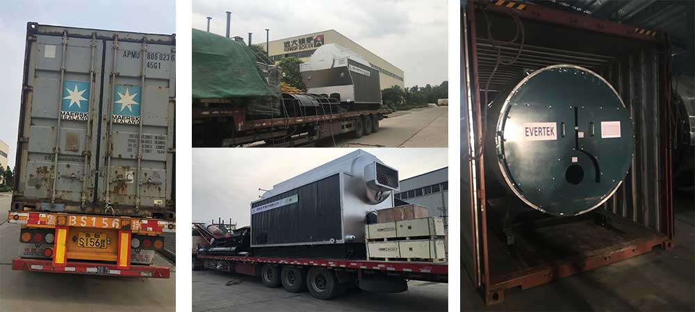 news yuanda boiler delivery of lpg gas fired steam boiler and biomass steam boiler.jpg
